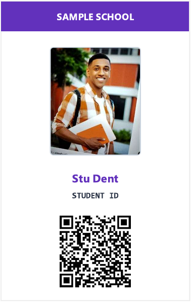 Print Center ID Badge Layout